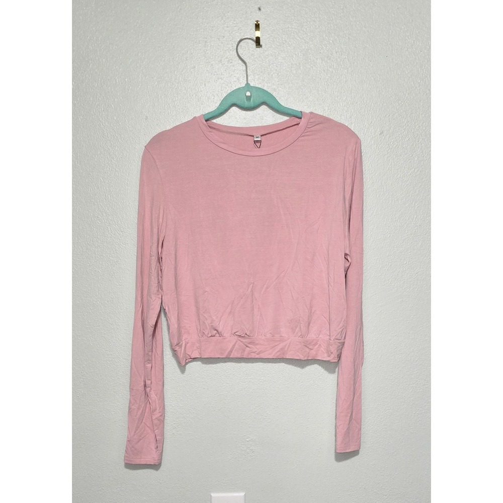 Bestisun Workout Top Womens Size M Pink Activewear Gym Yoga Athleisure NWT